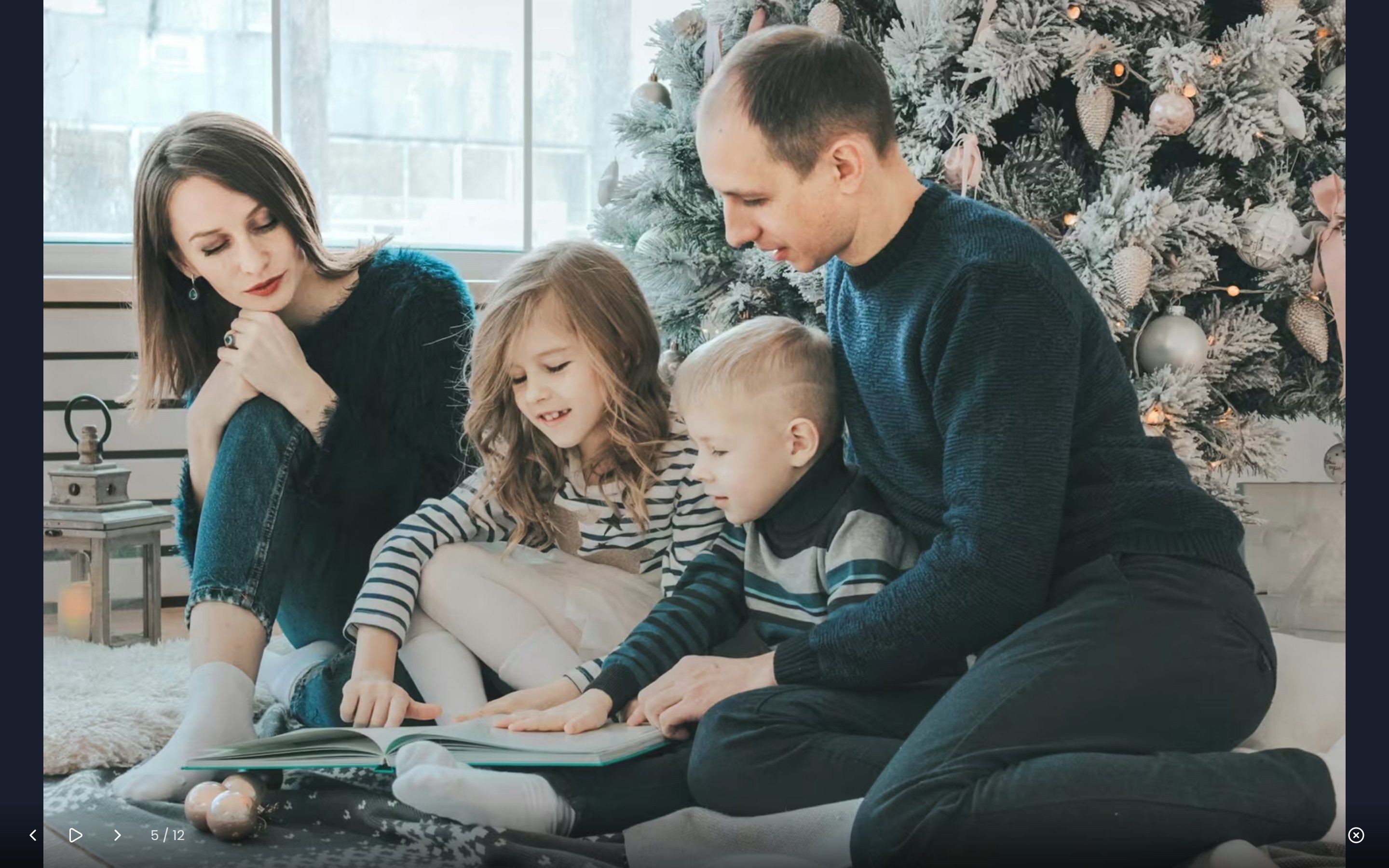 Le diaporama de l’album « Noël chez Mamie » en plein écran